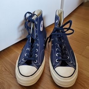 Midnight Navy Converse High Tops